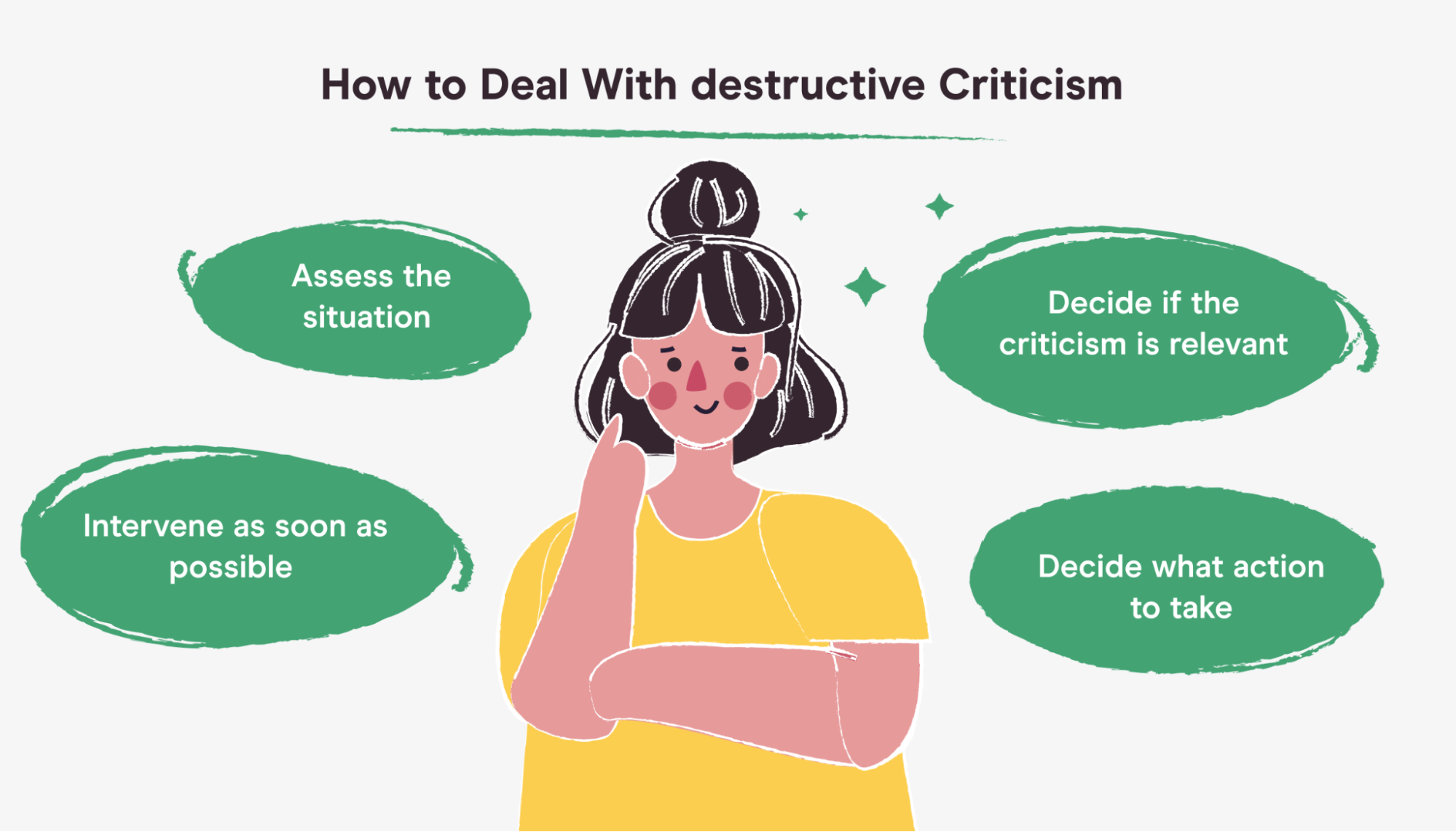 how to deal with destructive criticism