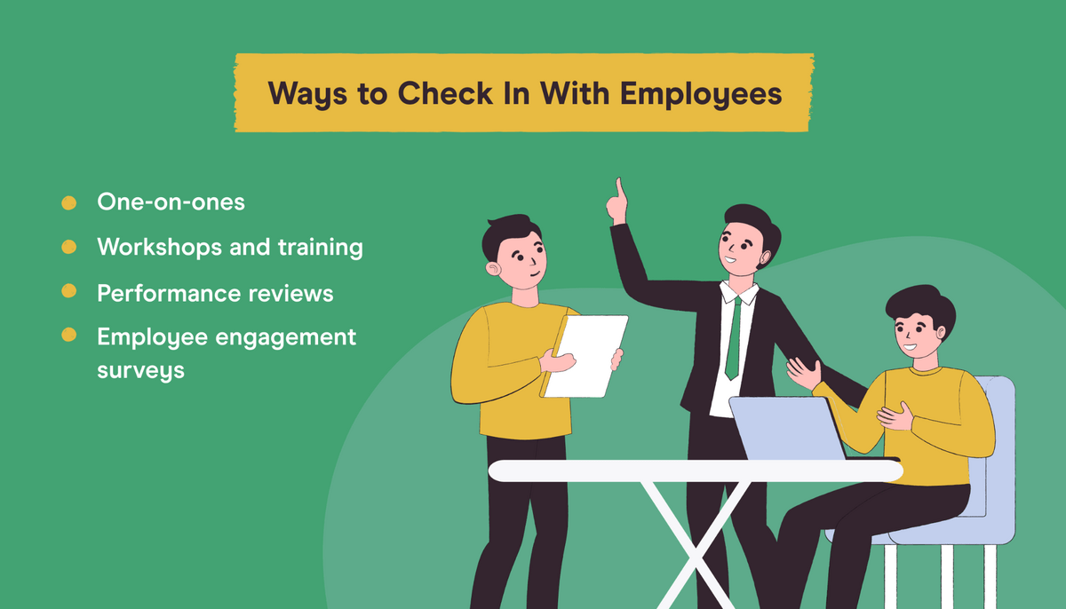 ways to check in with employees