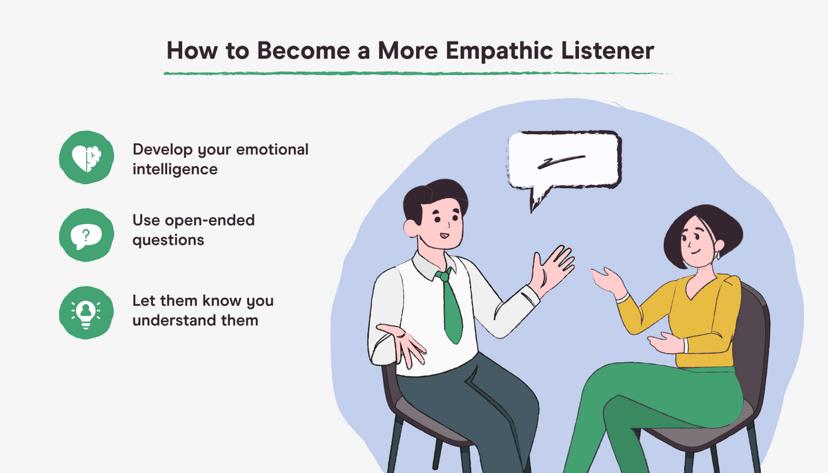 how to become an empathic listener